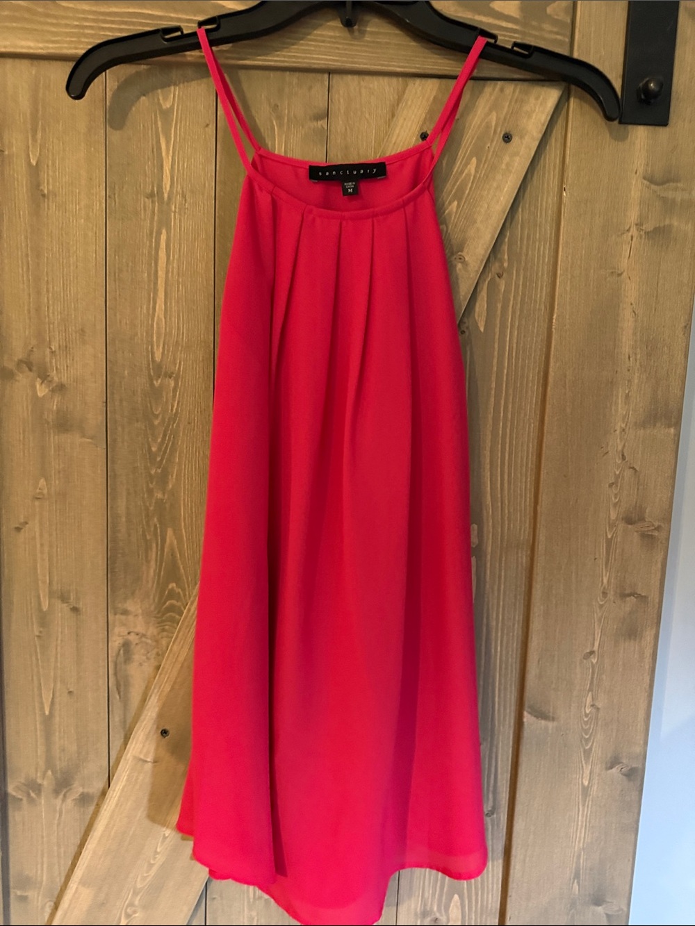 Sactuary Bright Pink Spaghetti-Strap blouse